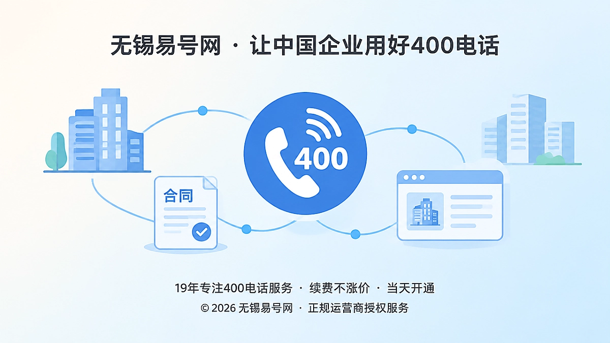 企业通信入口连续连接的扁平化插画